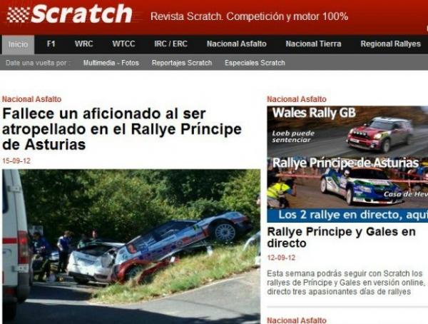 Acidente no Rali Príncipe de Astúrias(Imagem:Reprodução)