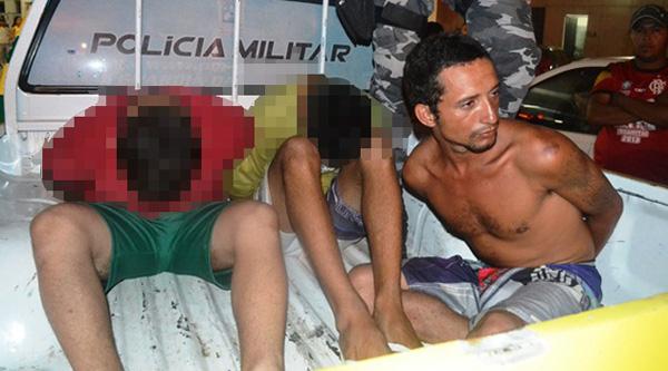 Acusados Paulo S&eacute;rgio do Nascimento e dois adolescente.(Imagem:reprodu&ccedil;&atilde;o)