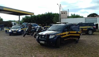 Agentes da PRF participaram da operação Cocais
