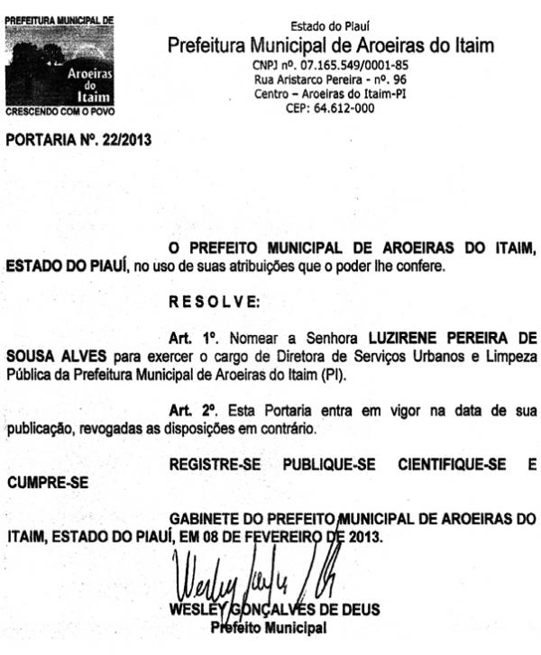 Amante do ex-prefeito.(Imagem:Reprodu&ccedil;&atilde;o/Viagora)