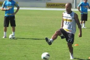 Amaral no treino do Bota deste sábado