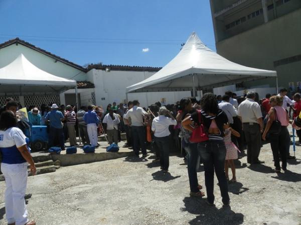 Área externa do comitê(Imagem:Wanessa Gommes/GP1)