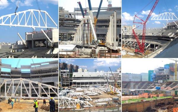 Arena Palestra: 45% das obras conclu&iacute;das (Imagem:Reprodu&ccedil;&atilde;o)