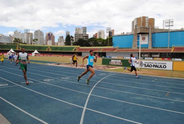 Atletas piauienses tamb&eacute;m competiram na prova de atletismo(Imagem:H&eacute;lder Rocha/Seduc)