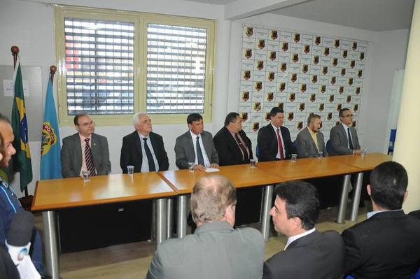 Autoridades prestigiam inaugura&ccedil;&atilde;o da nova sede da Pol&iacute;cia Federal.(Imagem:Reprodu&ccedil;&atilde;o)