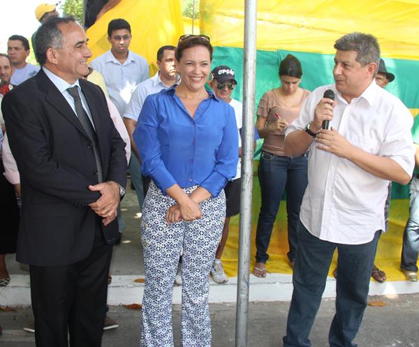 Bernildo Val, deputada Juliana Moraes Souza e Z&eacute; Filho.(Imagem:Divulga&ccedil;&atilde;o)