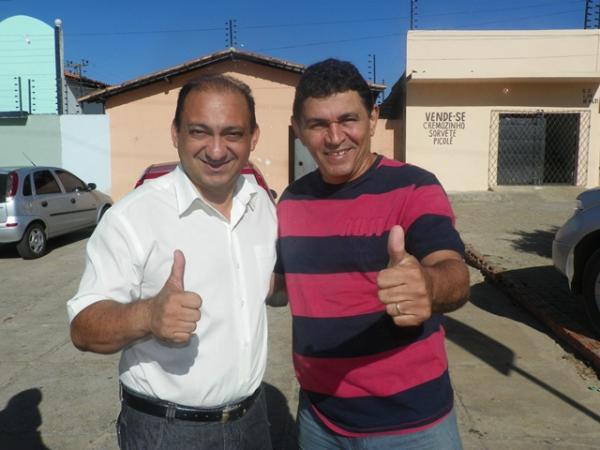 Candidato Beto Rego e Vice Lázaro do Piauí(Imagem:Reprodução)