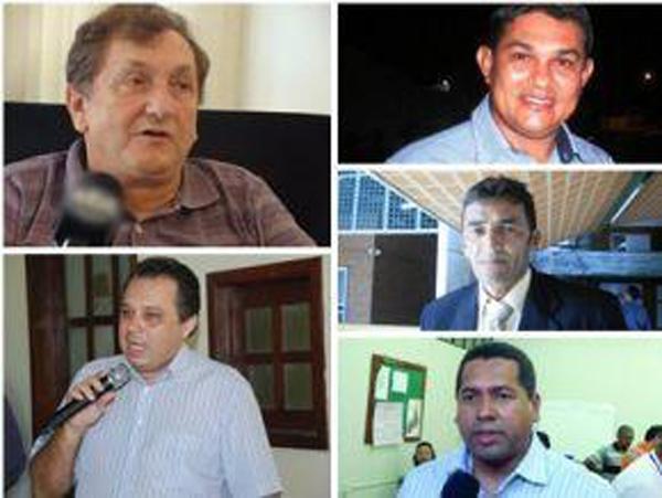 Candidatos a prefeito de Parnaíba.(Imagem:Reprodução)