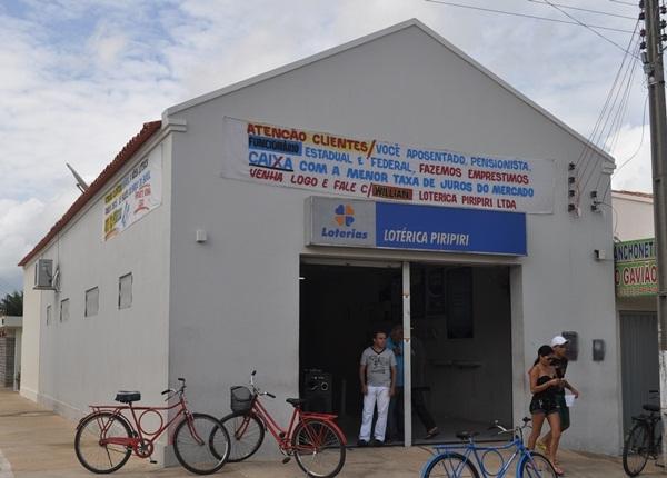 Casa Lotérica de Piripiri(Imagem:Paiva Filho)