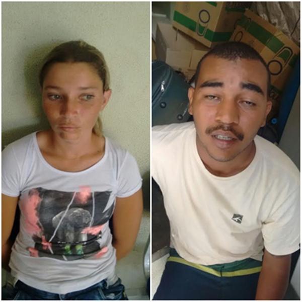 Casal de traficantes é preso na zona leste de Teresina(Imagem:Reprodução)