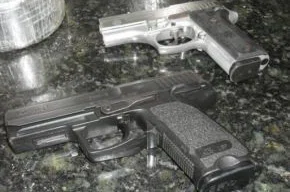 Armas apreendidas pela Polícia Federal em Teresina