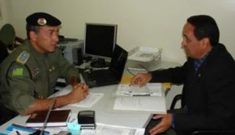 Comandante Geral da Polícia Militar do Piauí e Paulo Roberto