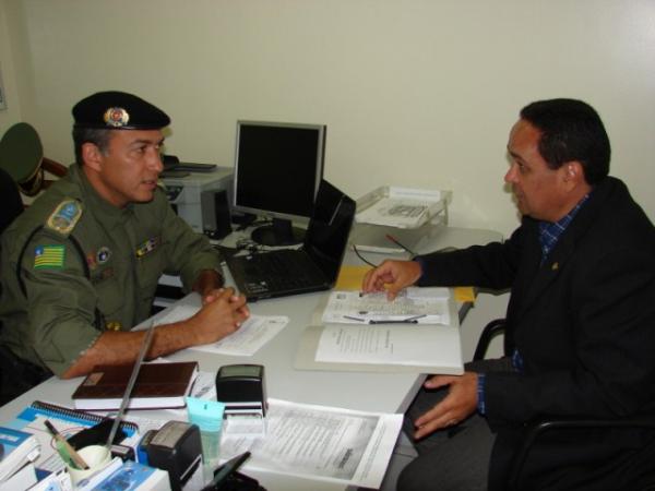 Comandante Geral da Polícia Militar do Piauí e vereador (Imagem:Câmara de vereadores)