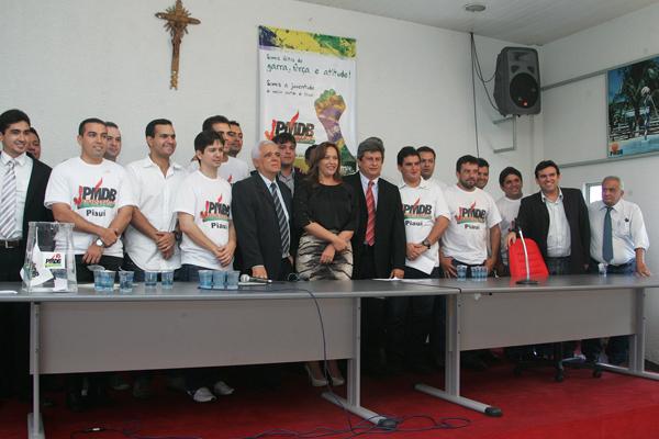 Conven&ccedil;&atilde;o do diret&oacute;rio estadual e municipal do PMDB Jovem.(Imagem:Divulga&ccedil;&atilde;o)