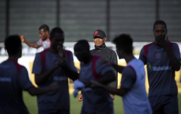 Crist&oacute;v&atilde;o em treino do Vasco: necessidade de assumir riscos(Imagem:Reprodu&ccedil;&atilde;o)