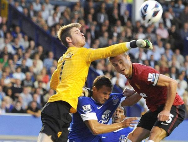 De Gea em a&ccedil;&atilde;o pelo Manchester United(Imagem:Reprodu&ccedil;&atilde;o)