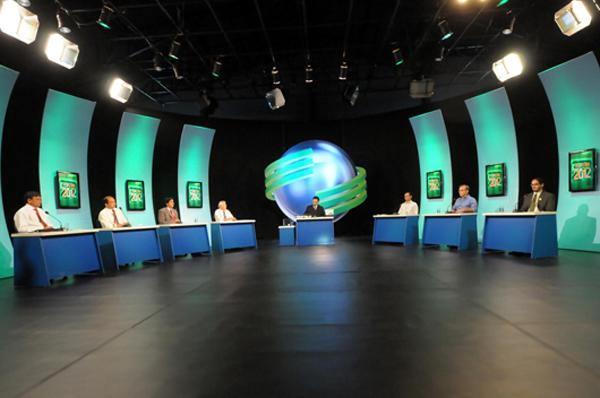Debate na TV Cidade Verde.(Imagem:Reprodução)