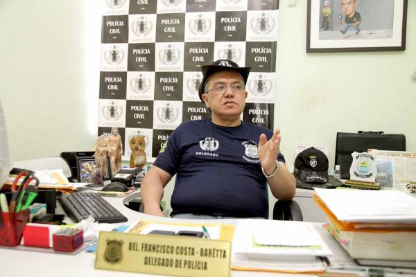 Delegado Bar&ecirc;tta(Imagem:Lucas Dias)