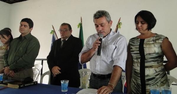 Edílson Sérvolo é empossado prefeito de Barras(Imagem:Reprodução)