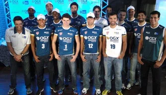 Elenco do time de vôlei masculino do Rio de Janeiro