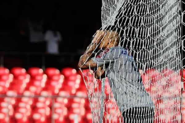 Esperan&ccedil;a de gols do Corinthians, o peruano Guerrero n&atilde;o conseguiu colocar a bola nas redes no Morumbi(Imagem:Reprodu&ccedil;&atilde;o)