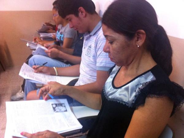 F&aacute;tima Rodrigues, 40 anos, faz enem pela primeira vez no Cear&aacute;(Imagem:Reprodu&ccedil;&atilde;o)