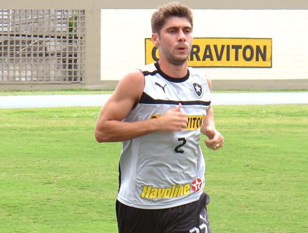 Fellype Gabriel corre no treino do Botafogo (Imagem:Reprodu&ccedil;&atilde;o)