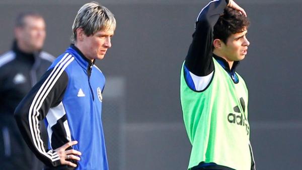 Fernando Torres e Oscar, que reconheceu que seu time não esperava um Corinthians tão forte(Imagem:Reprodução)