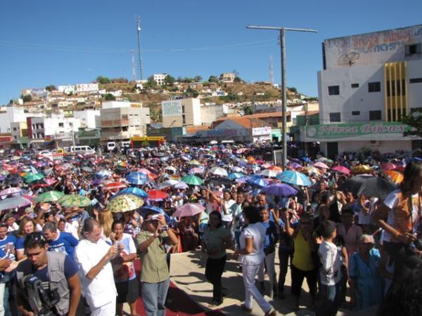 Festa da Padroeira atrai milhares de fiéis todos os anos(Imagem:José Maria Barros/GP1)