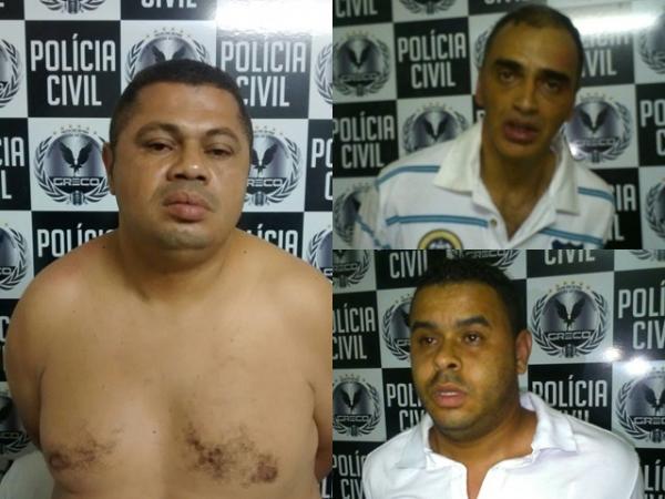 Fl&aacute;vio J&uacute;nior de Figueiredo, Marcos Paulo Chini e Gilson Cardoso dos Santos(Imagem:Divulga&ccedil;&atilde;o)