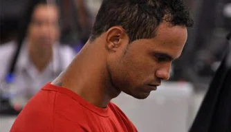 Goleiro Bruno Fernandes, durante julgamento