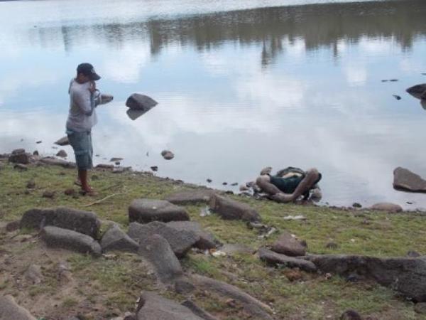 Homem encontrado morto no rio Long&aacute; da cidade de Esperantina.(Imagem:Reprodu&ccedil;&atilde;o)