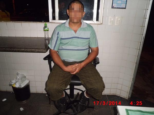 Homem preso(Imagem:Divulga&ccedil;&atilde;o)