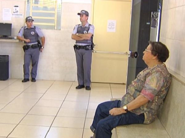 Idosa prestou depoimento na Central de Flagrantes da Polícia Civil (Imagem:Reprodução)
