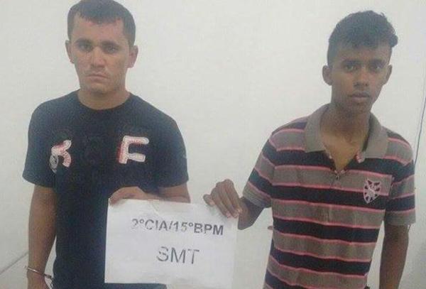 Jo&eacute;lio Moreira Sab&oacute;ia do Nascimento e Michael Dami&atilde;o dos Santos Lima.(Imagem:Divulga&ccedil;&atilde;o)