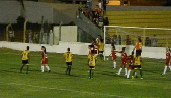 Jogadoras do SEP tiveram maior posse de bola durante o jogo.