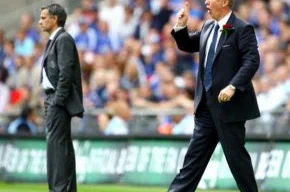 José Mourinho se reencontra com Alex Ferguson