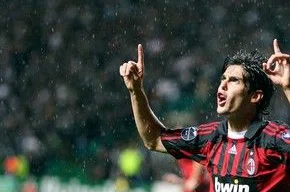 Kaká nos tempos de Milan