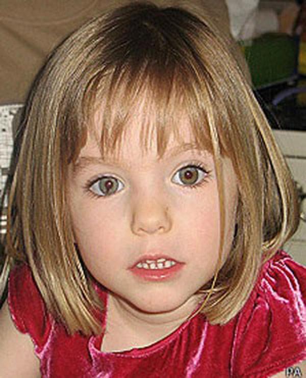 Madeleine, em foto tirada na &eacute;poca do desaparecimento(Imagem:reprodu&ccedil;&atilde;o)