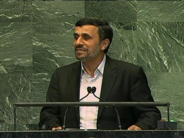 Mahmoud Ahmadinejad discursa na Assembleia Geral da ONU(Imagem:Reprodução)