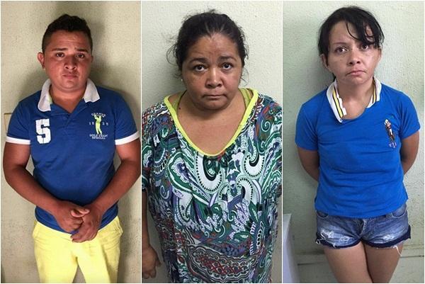Maria Helena Atan&aacute;sio, a m&atilde;e; Virgilio Atan&aacute;sio e Antonia Fernanda Atan&aacute;sio, os filhos(Imagem:Divulga&ccedil;&atilde;o)