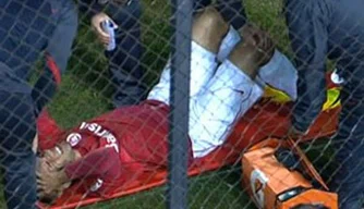 Maurides foi atendido ainda em campo