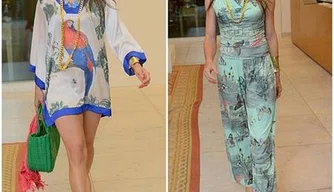 Maurren Maggi em desfile de moda em São Paulo