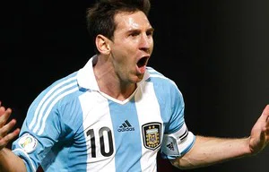 Messi foi o destaque da vitória argentina sobre o Paragua
