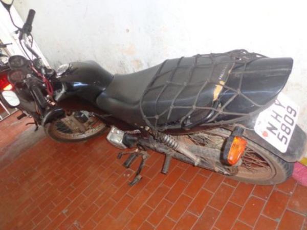 Moto recuperada(Imagem:Reprodução)