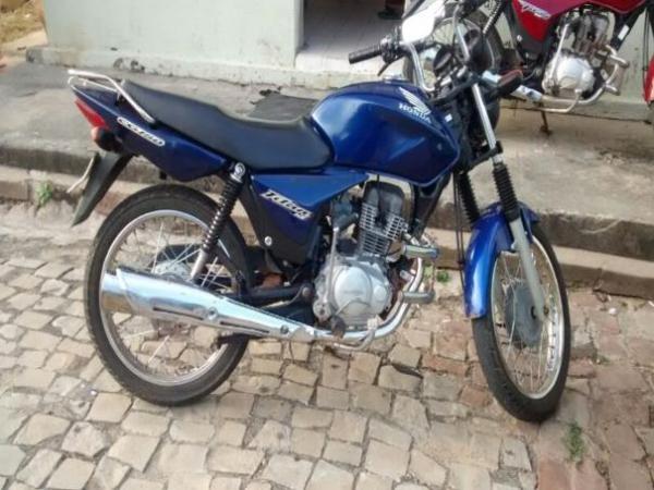 Moto recuperada(Imagem:Reprodu&ccedil;&atilde;o)