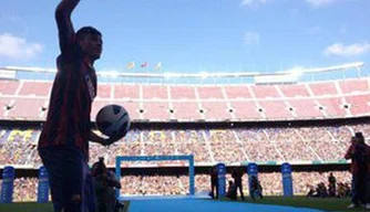 Neymar já se apresentou, mas ainda não estreou pelo Barcelona