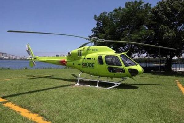O helicóptero para levar órgãos custou R$ 8 milhões  (Imagem:Reprodução)