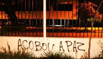 O muro do Parque São Jorge