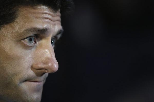 O parlamentar republicano Paul Ryan em Oak Creek, no Wisconsin, nesta terça-feira (7) (Imagem:Reuters)
